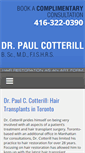 Mobile Screenshot of drcotterill.com